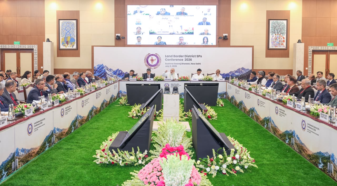 Union Home Minister and Minister of Cooperation Shri Amit Shah addresses Land Border Districts’ Superintendents of Police Conference-2026 in New Delhi