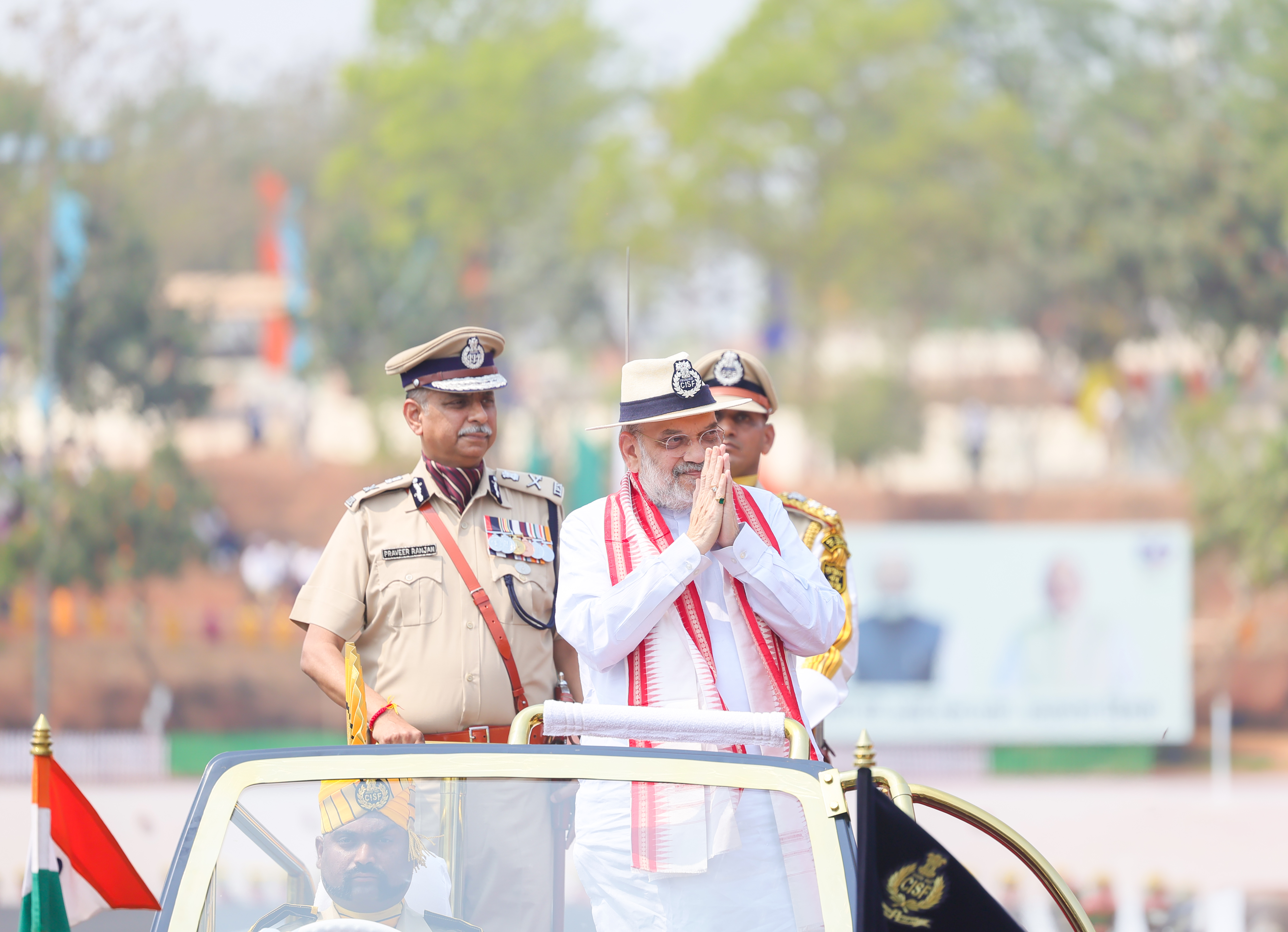 Union Home Minister and Minister of Cooperation, Shri Amit Shah addresses 57th Raising Day ceremony of CISF as the Chief Guest in Mundali, Odisha