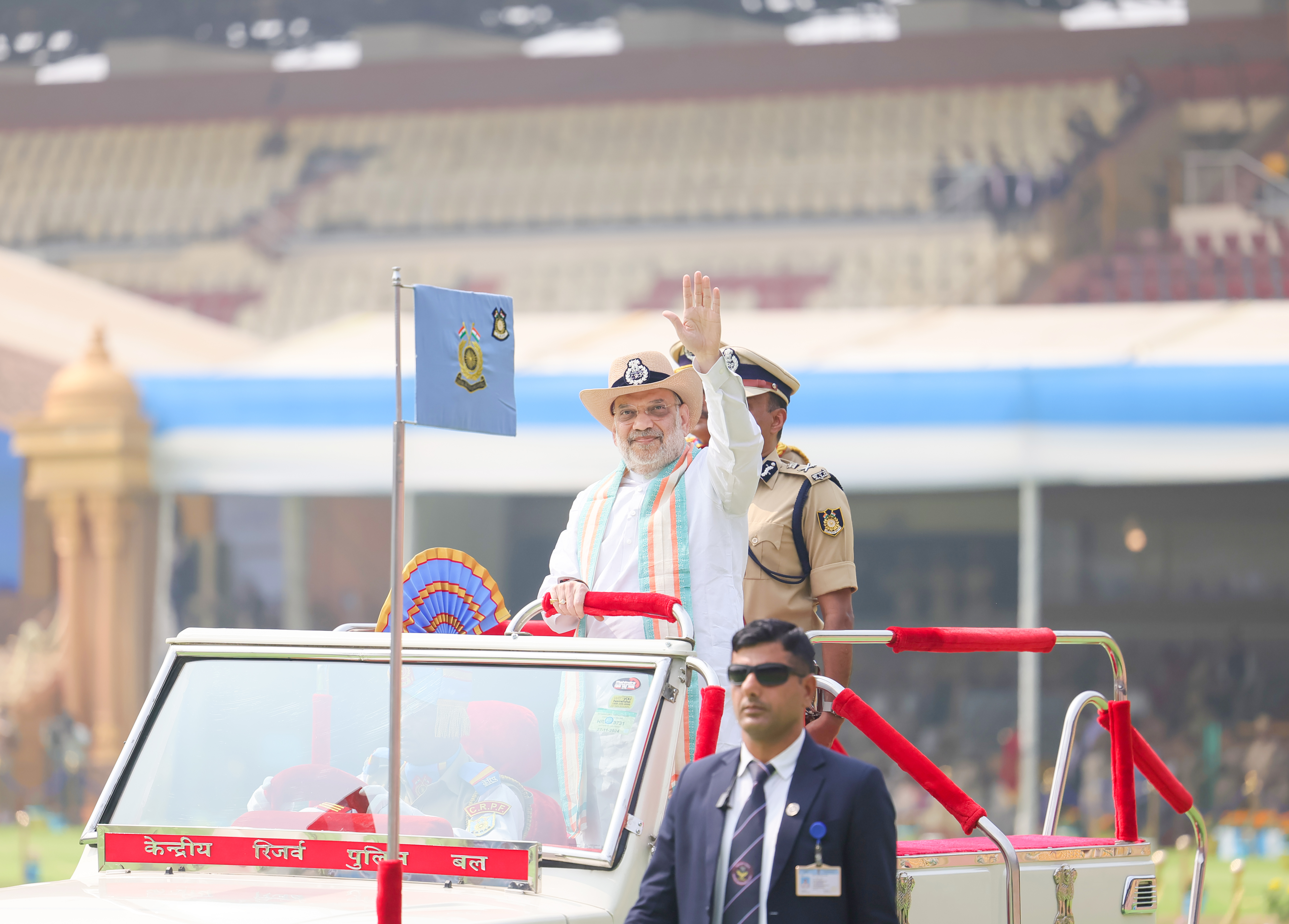 Union Home Minister and Minister of Cooperation, Shri Amit Shah attends the 87th Raising Day celebrations of CRPF in Guwahati, Assam