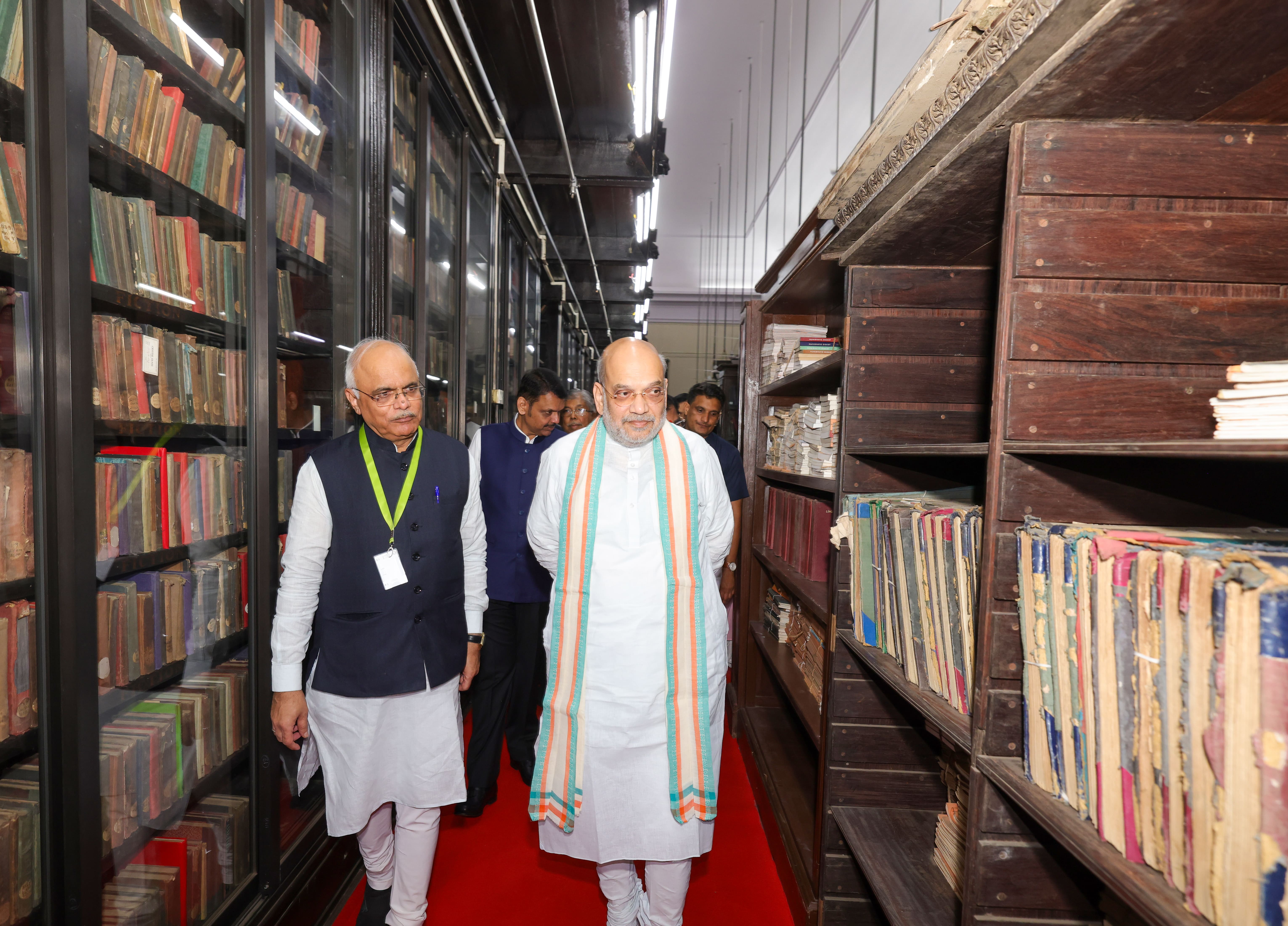 Union Home Minister and Minister of Cooperation Shri Amit Shah inaugurates ‘Ganesh Gyanarthi Exhibition’ organised by the Asiatic Society of Mumbai in Mumbai
