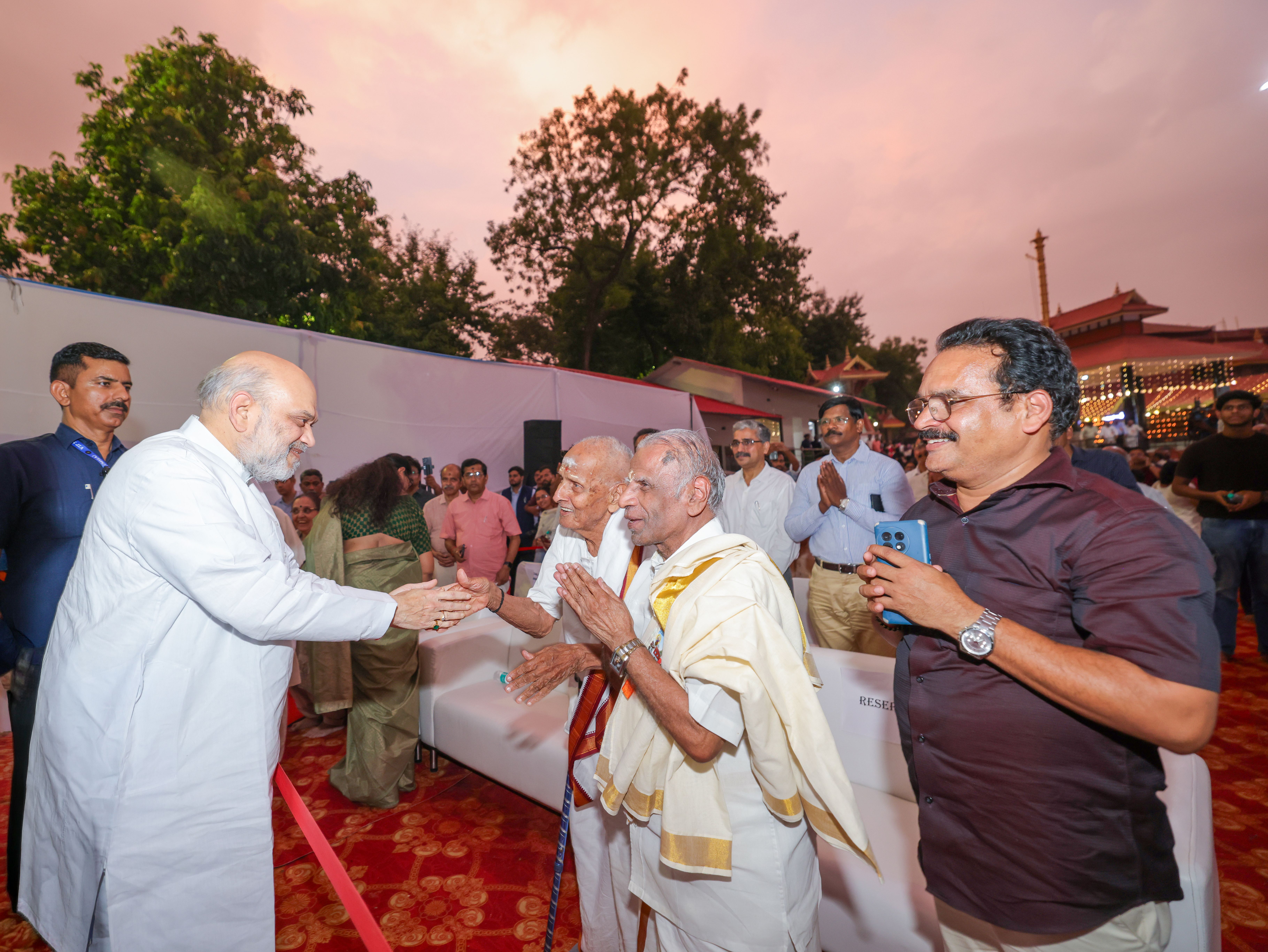 Union Home Minister and Minister of Cooperation Shri Amit Shah inaugurated the newly constructed SABAREESAM Complex in the temple premises