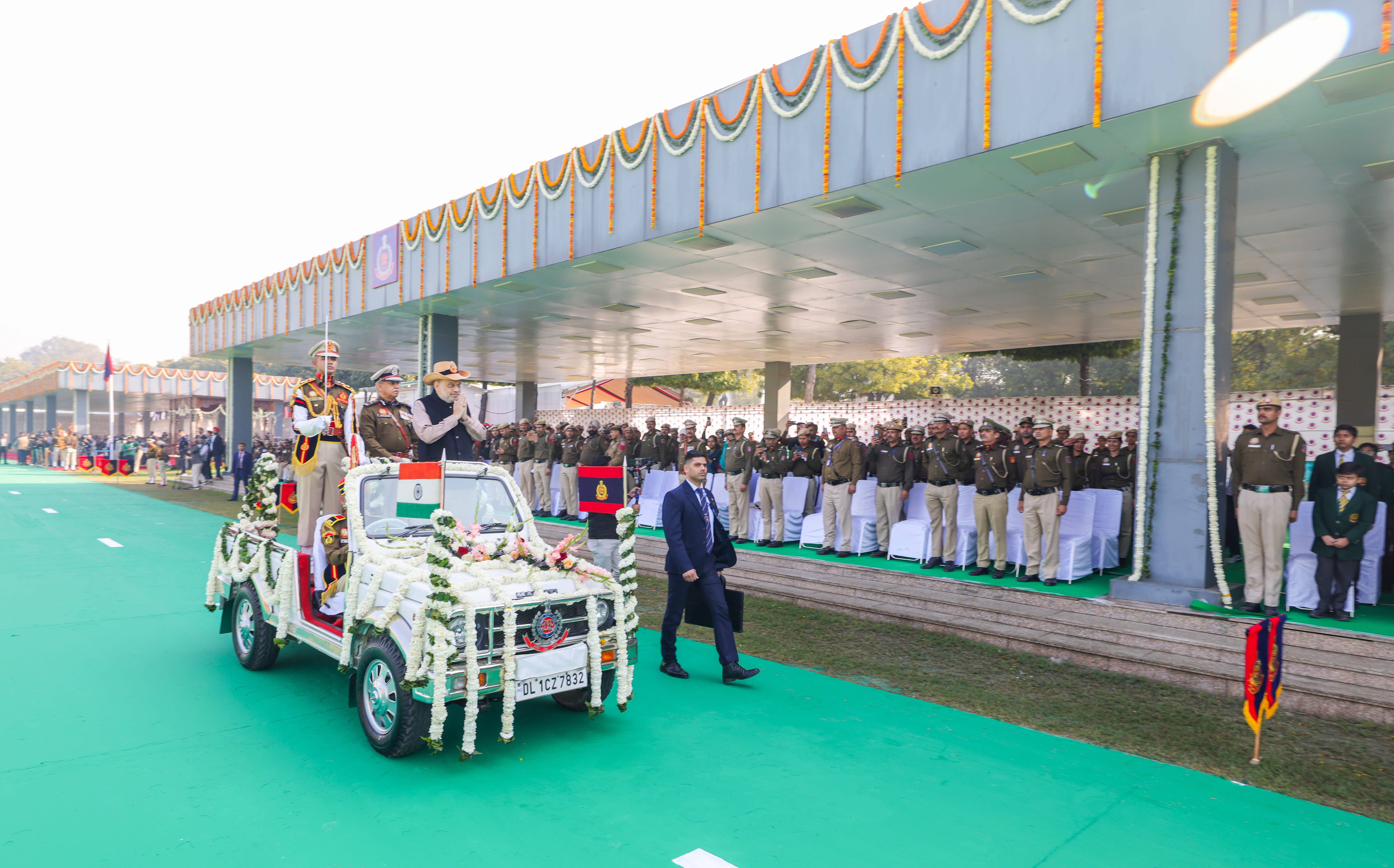 Union Home Minister and Minister of Cooperation Shri Amit Shah addresses the 79th Raising Day ceremony of Delhi Police as the Chief Guest in New Delhi