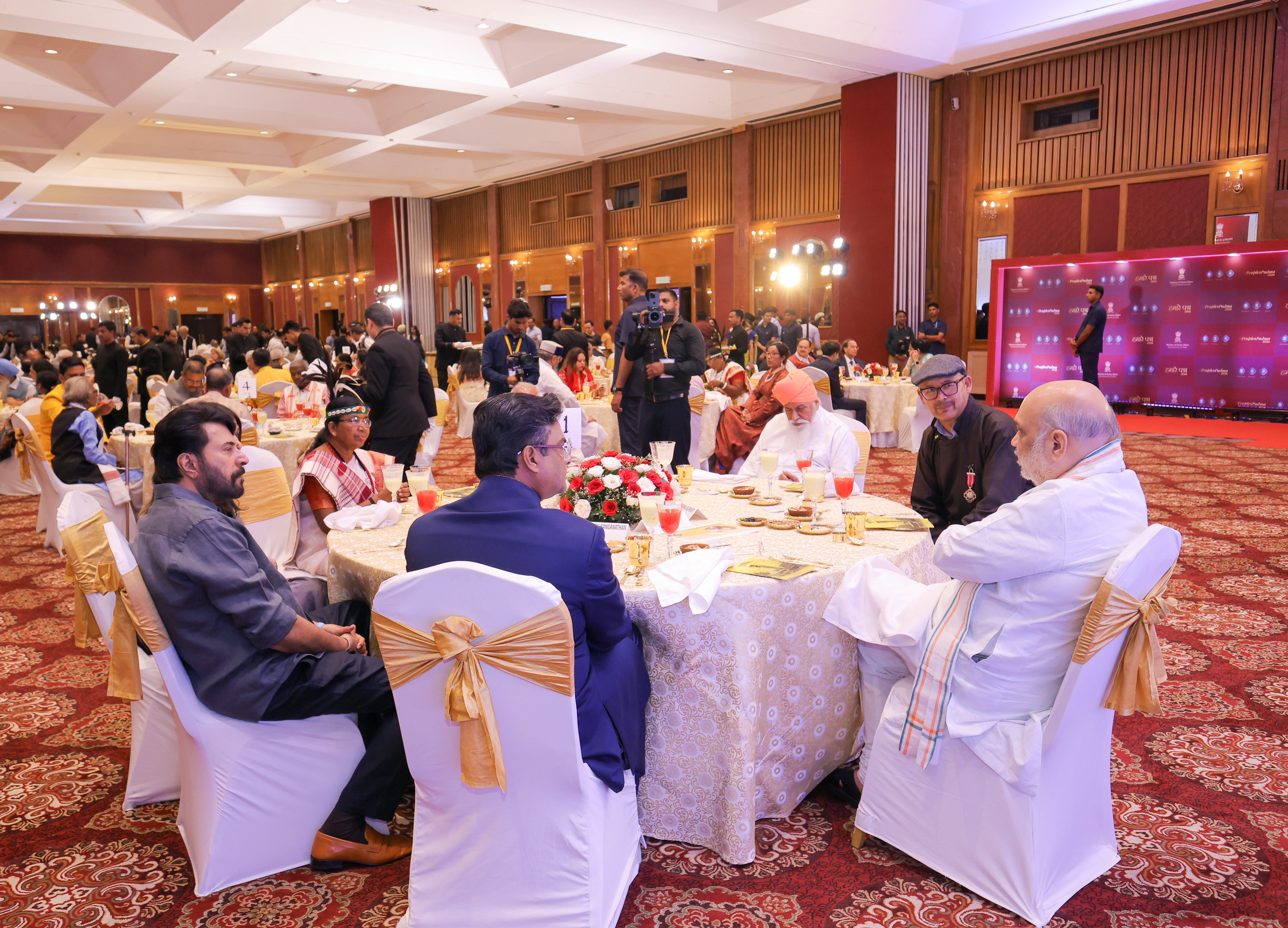 Union Home Minister And Minister of Cooperation Shri Amit Shah Hosted a dinner for the Padma Awardees of 2026.