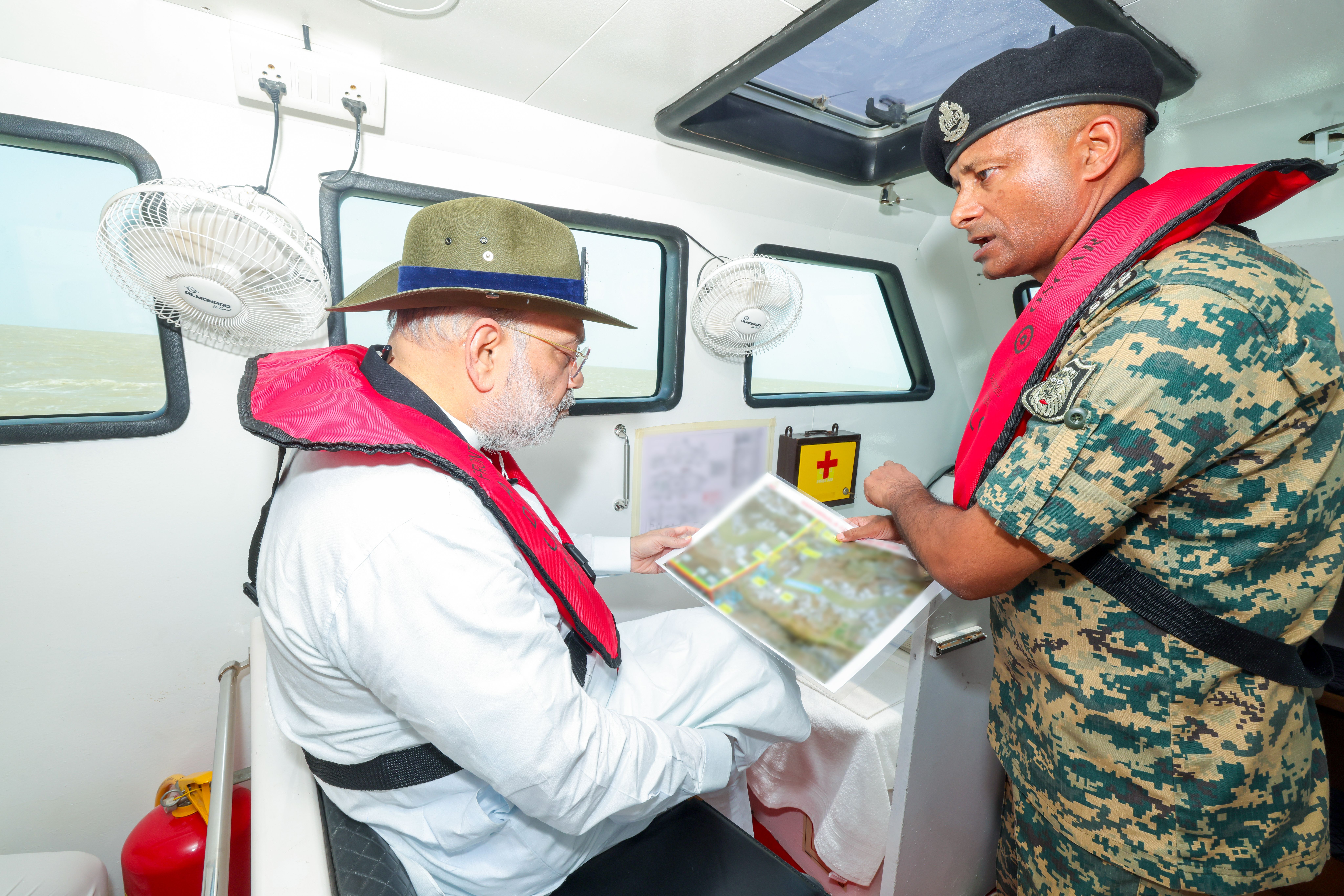 Union Home Minister and Minister of Cooperation Shri Amit Shah Visited the Sir Creek Area, along the India-Pakistan border, a strategically significant and sensitive zone in Gujarat.