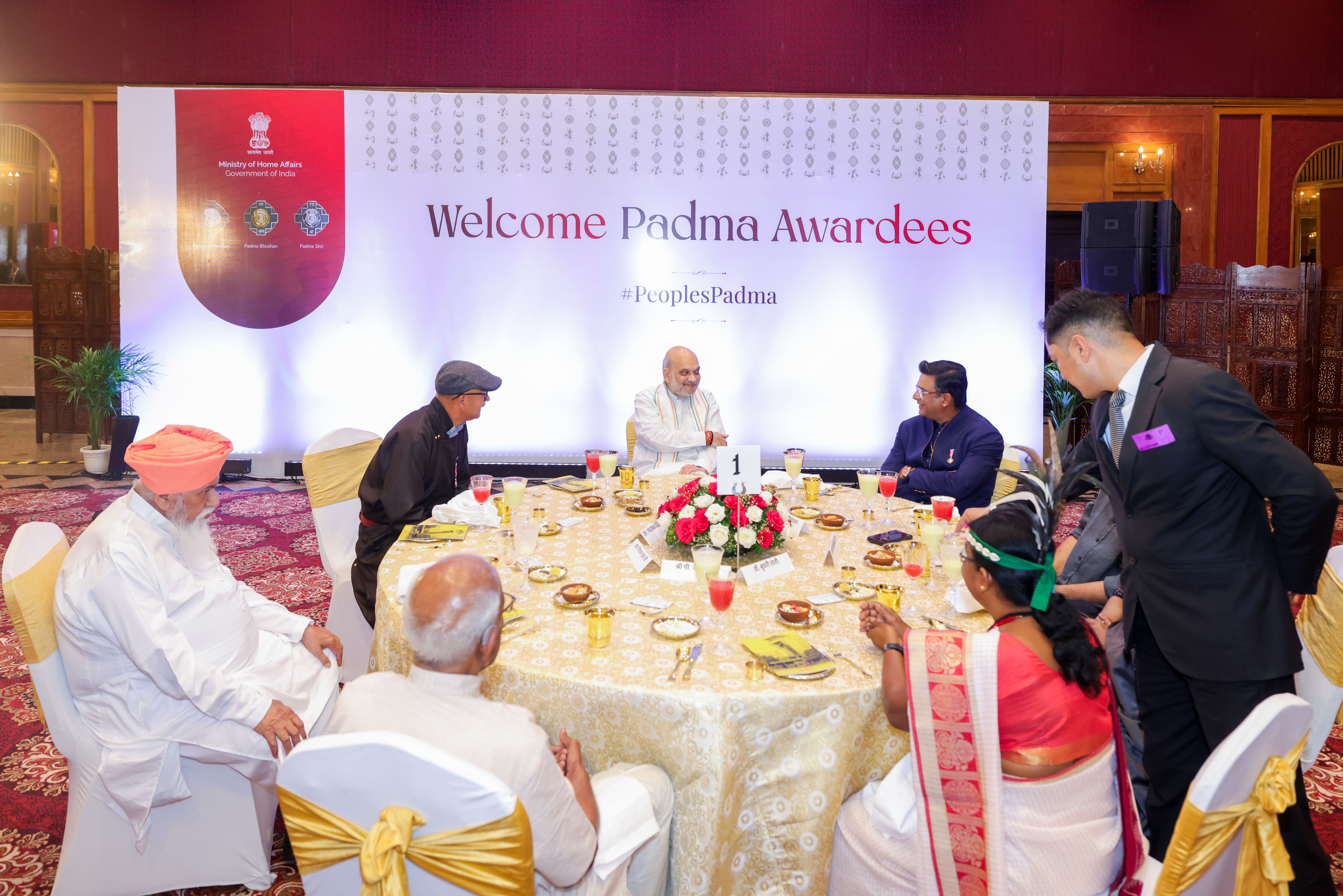 Union Home Minister And Minister of Cooperation Shri Amit Shah Hosted a dinner for the Padma Awardees of 2026.