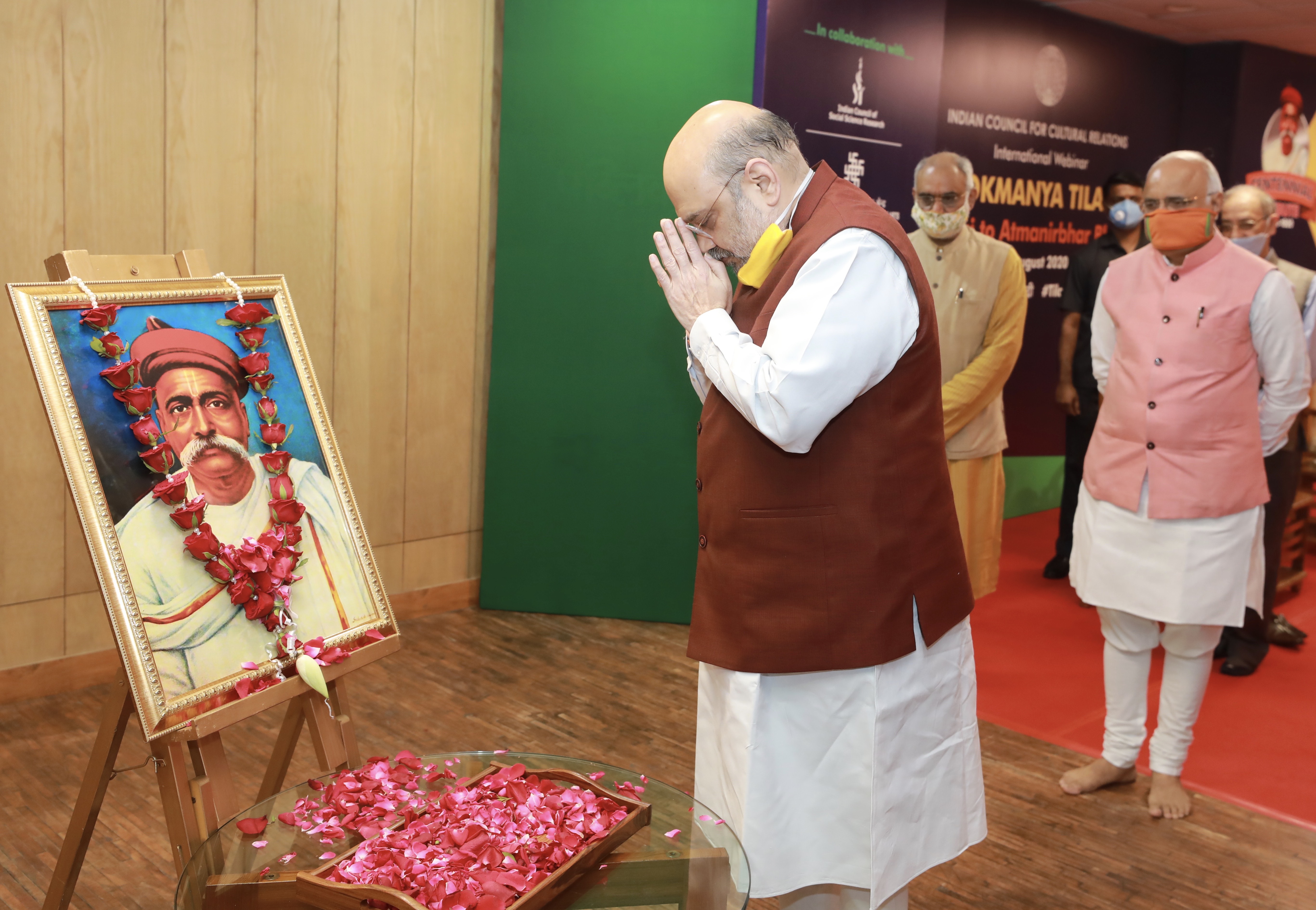 Shri Amit Shah at the inauguration of a two day international webinar 