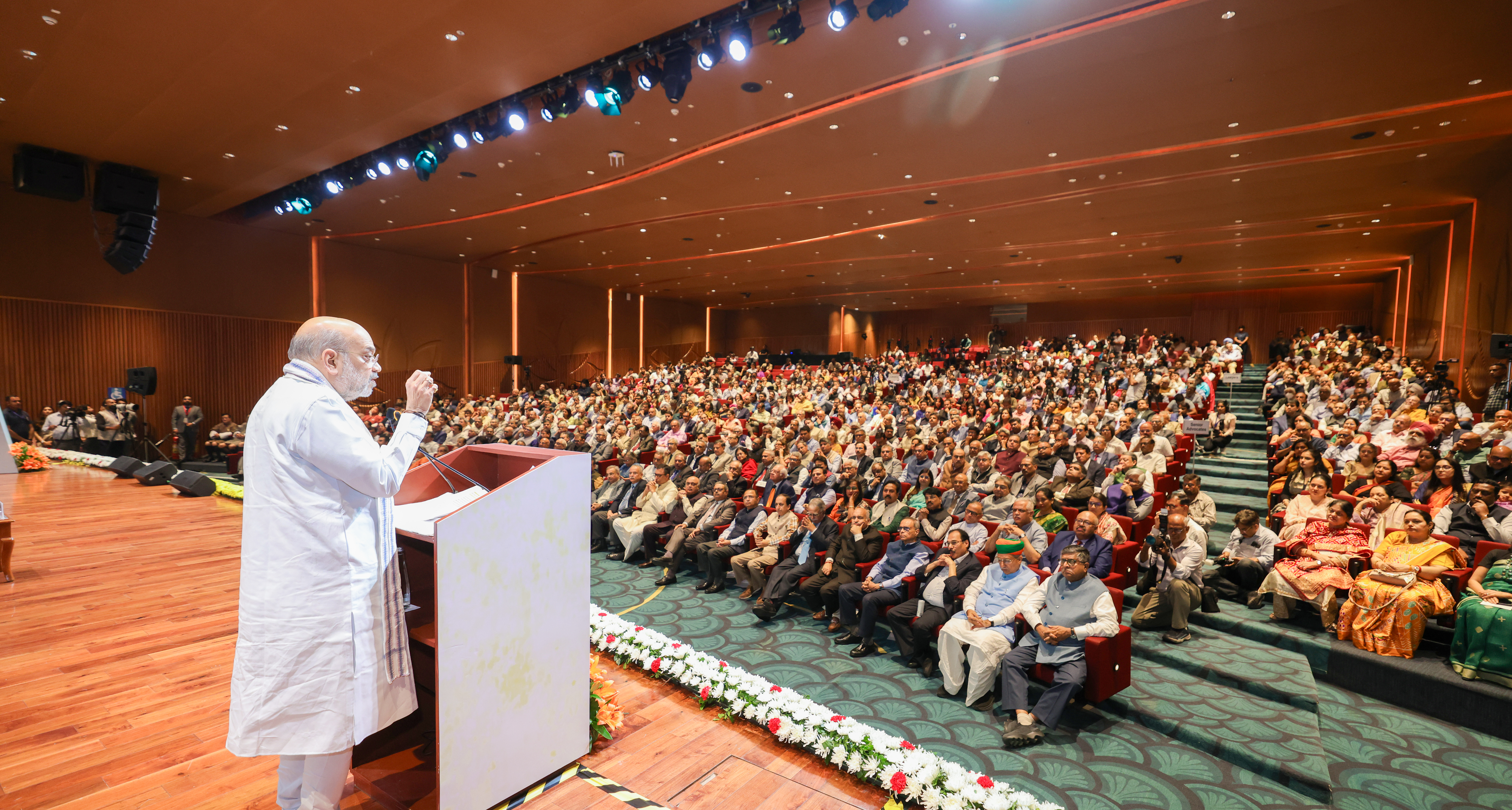 Shri Amit Shah, releases Solicitor General Shri Tushar Mehta’s book ‘The Bench, the Bar, and the Bizarre and the Lawful and the Awful’ in New Delhi