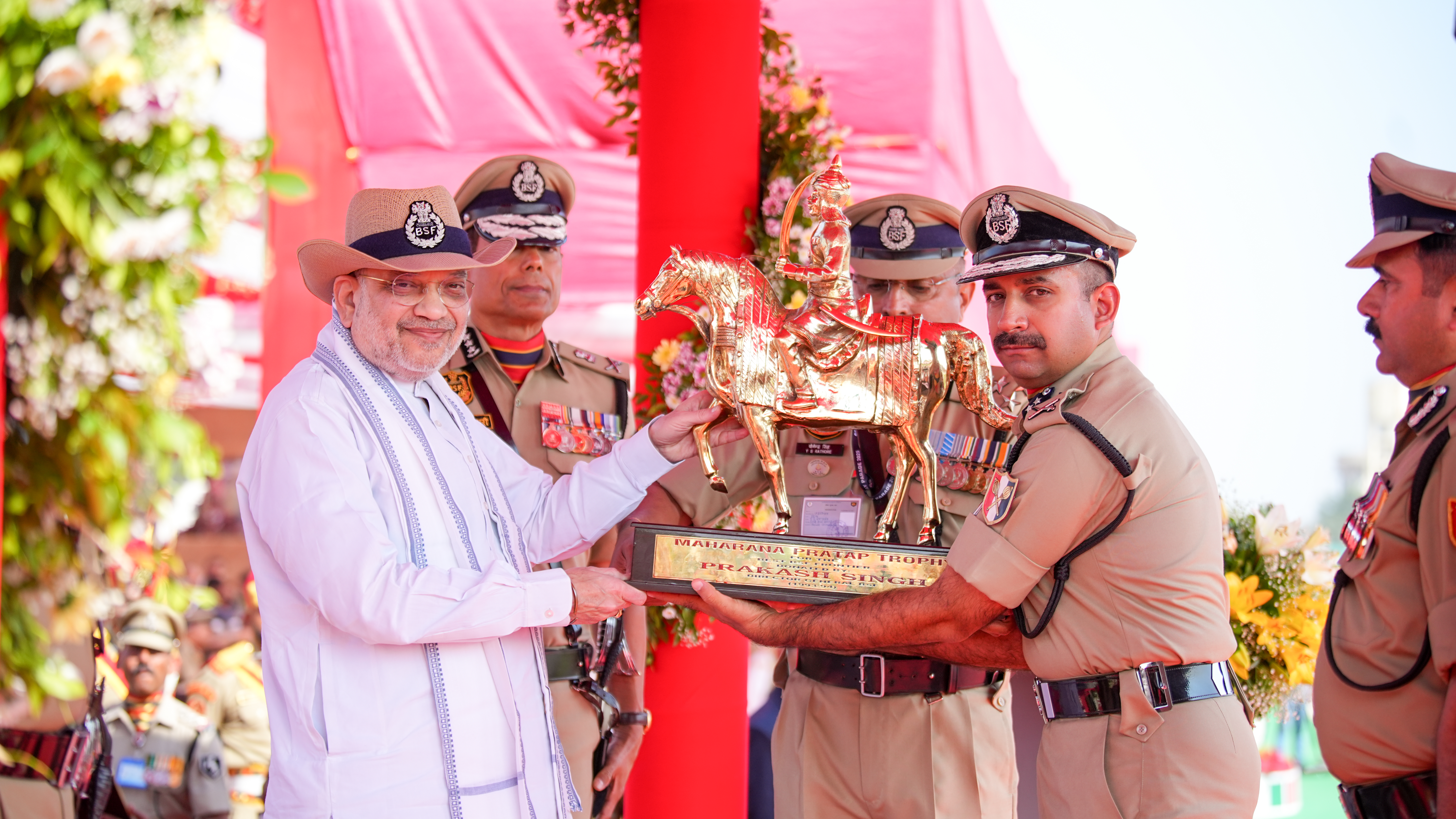 Shri Amit Shah addresses the Diamond Jubilee celebrations of the Border Security Force (BSF) in Bhuj, Gujarat