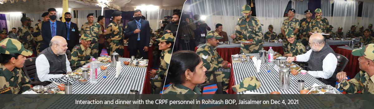 CRPF personnel in Rohitash BOP